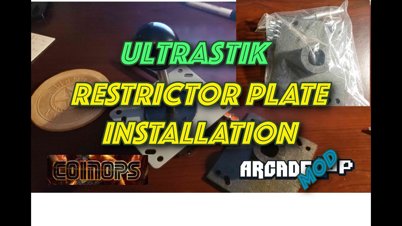 Arcade1Up Build - Ultrastik 360 Joystick Shaft Extension & Restrictor Plate