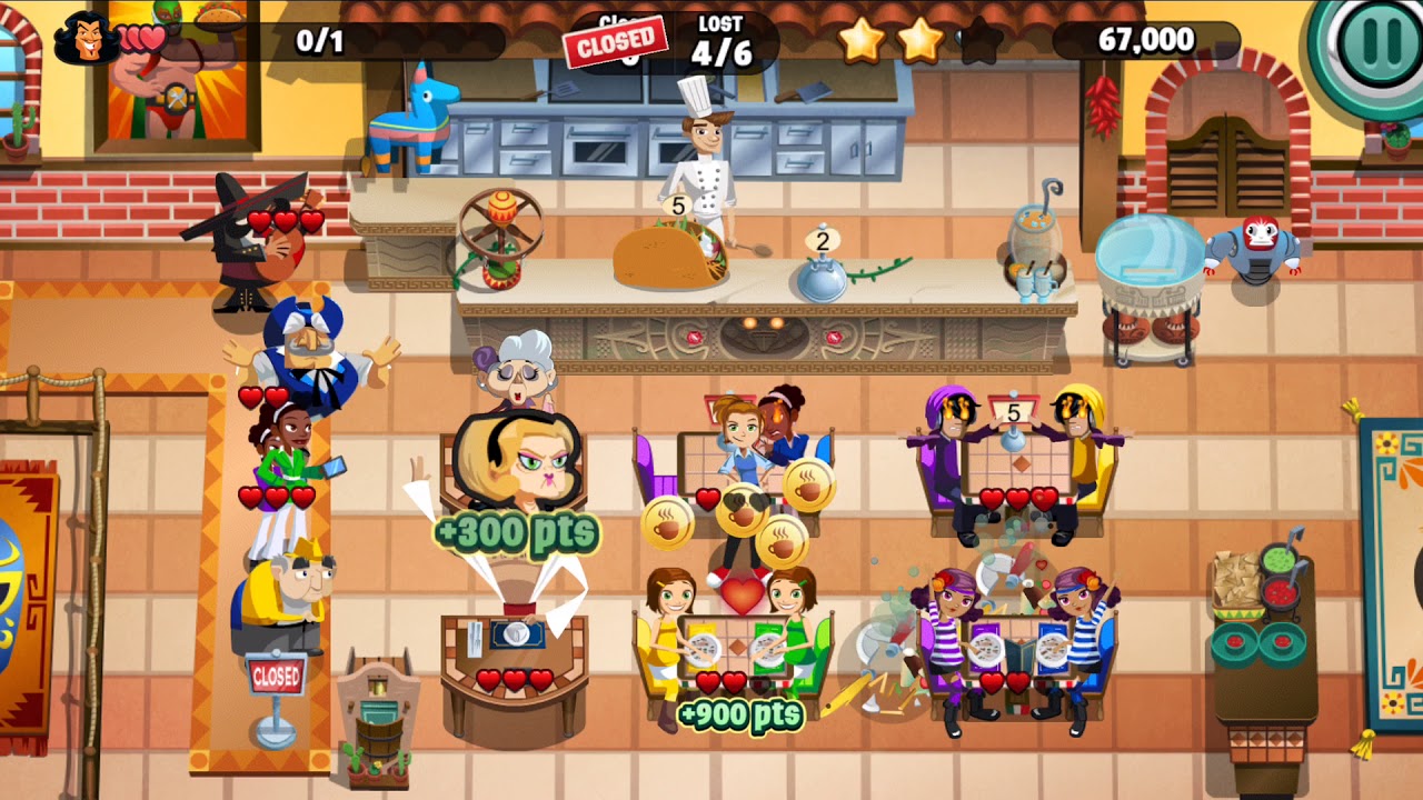 2018 Diner Dash Taco Gigante  level 150