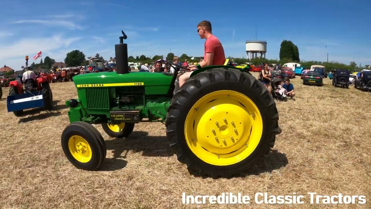Tractors Entering The Main Ring Ashby Steam 2022, Leicestershire