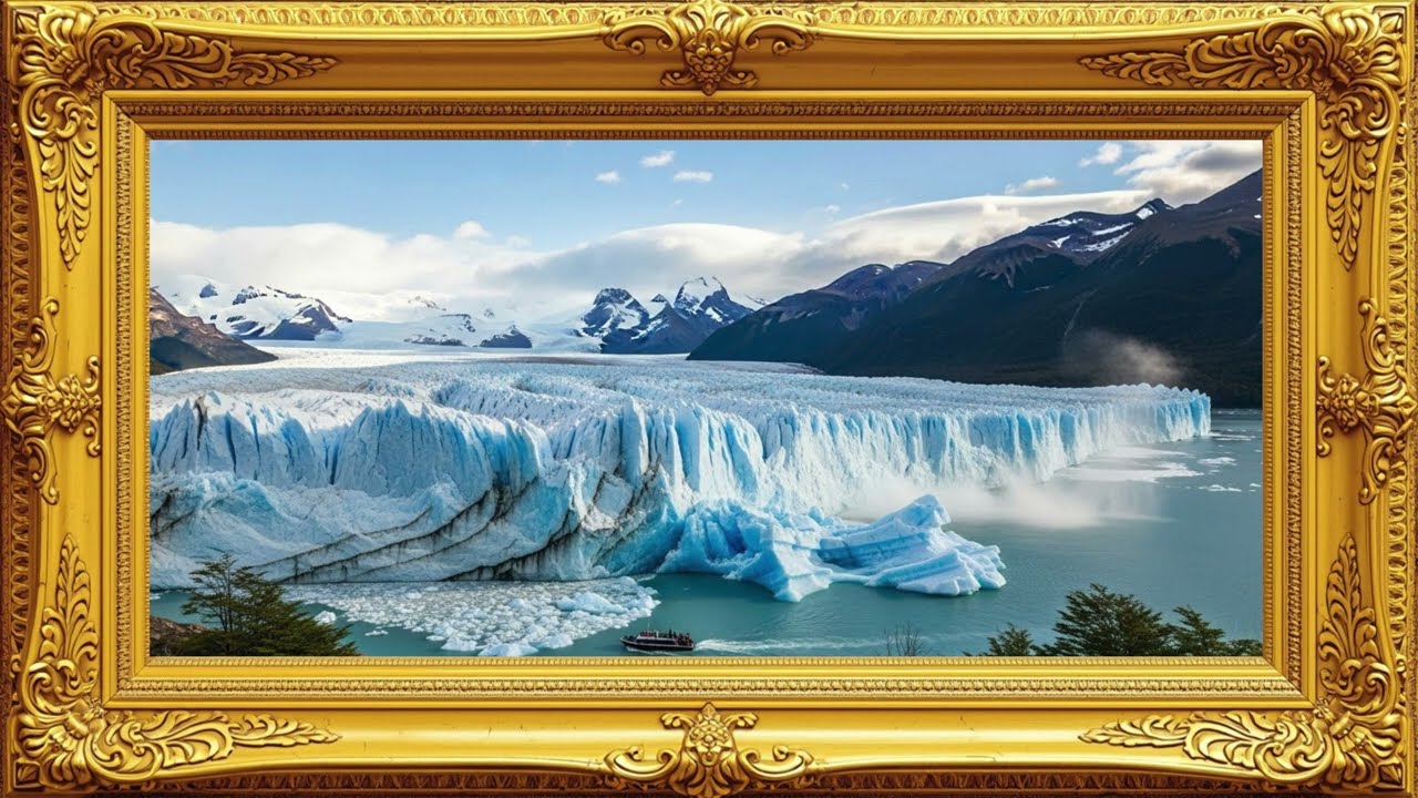 Glaciers in Silence | Calm Ice Landscapes for Deep Relaxation - Calm Screen TV 📺