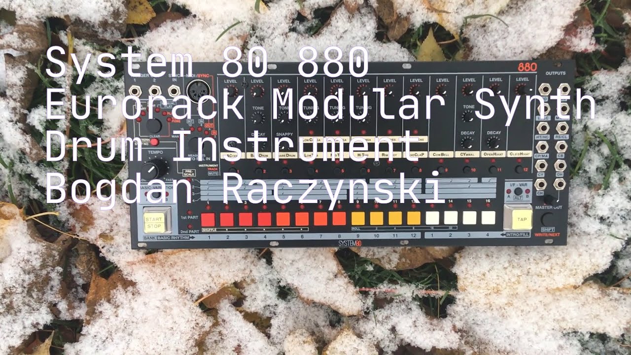 System 80 880 Eurorack Modular Synth Drum Instrument