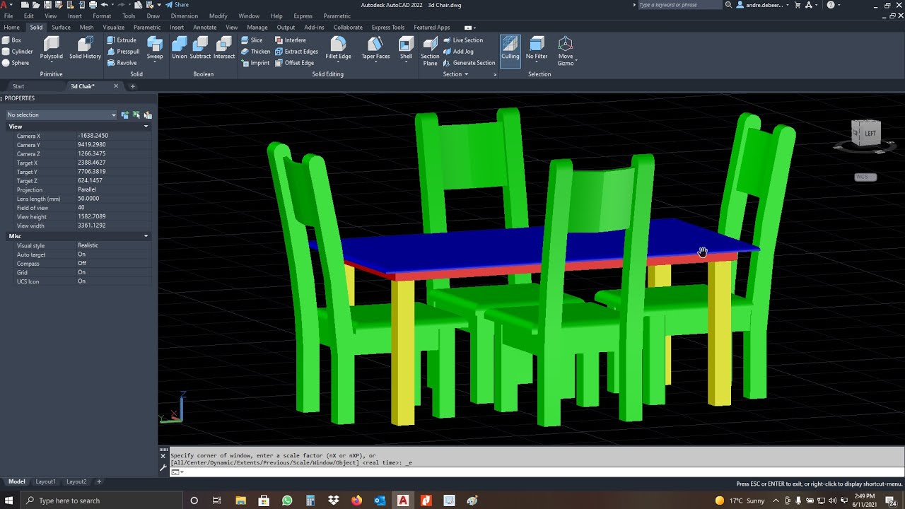 AutoCAD for Beginners: Step-by-Step Guide to Drawing a Dining Room Table