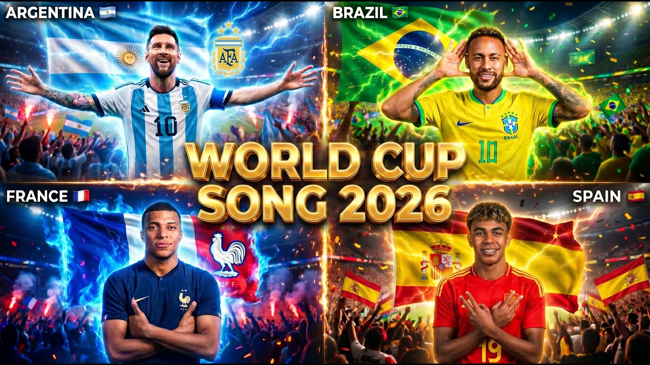 🎵 FIFA WORLD CUP SONG 2026 ⚽ ARGENTINA | BRAZIL | FRANCE | SPAIN