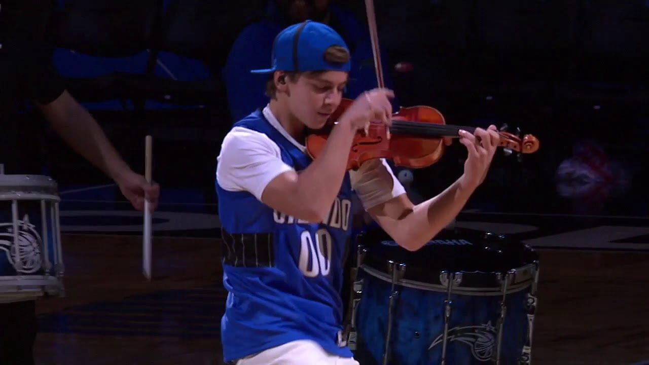 Giovanni Mazza (14) Hip Hop Violin Halftime - NBA Orlando Magic 022620