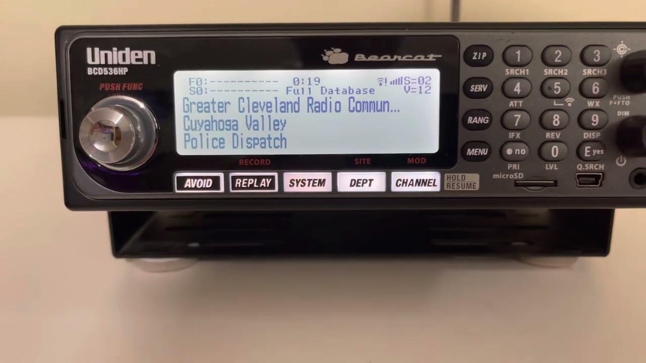 UNIDEN BEARCAT BCD536HP DIGITAL SCANNER 👀