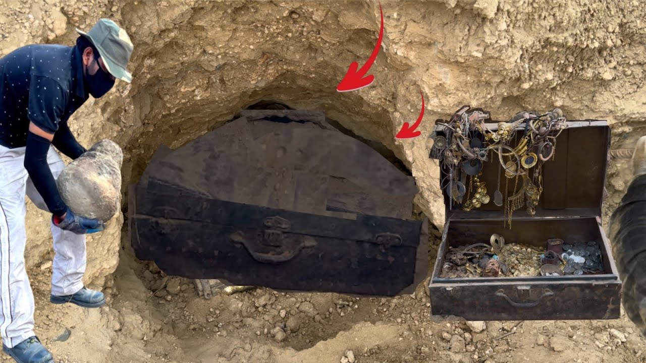 We found A Real Treasure !! Most Epic Box Treasure Hunt Ever !