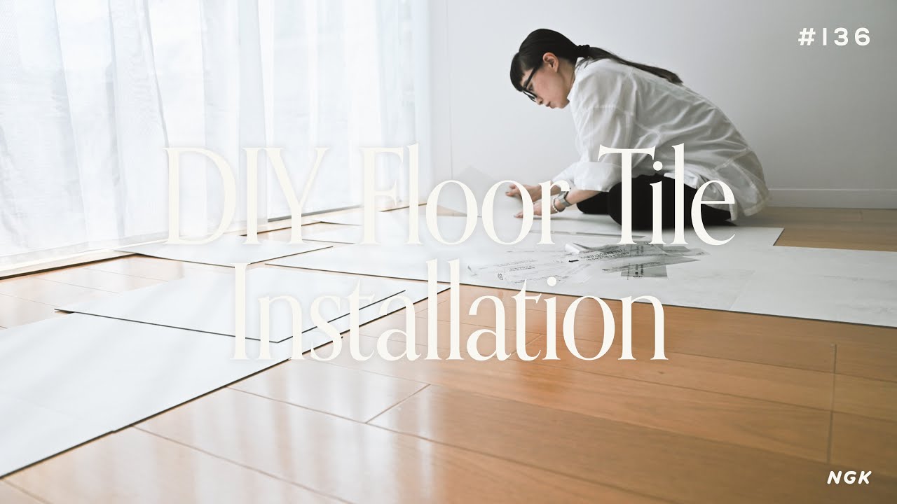 フロアタイルをDIY⚒️ 東リ ピタフィーを自分で貼ってみる ―アトリエ空間作り #136
