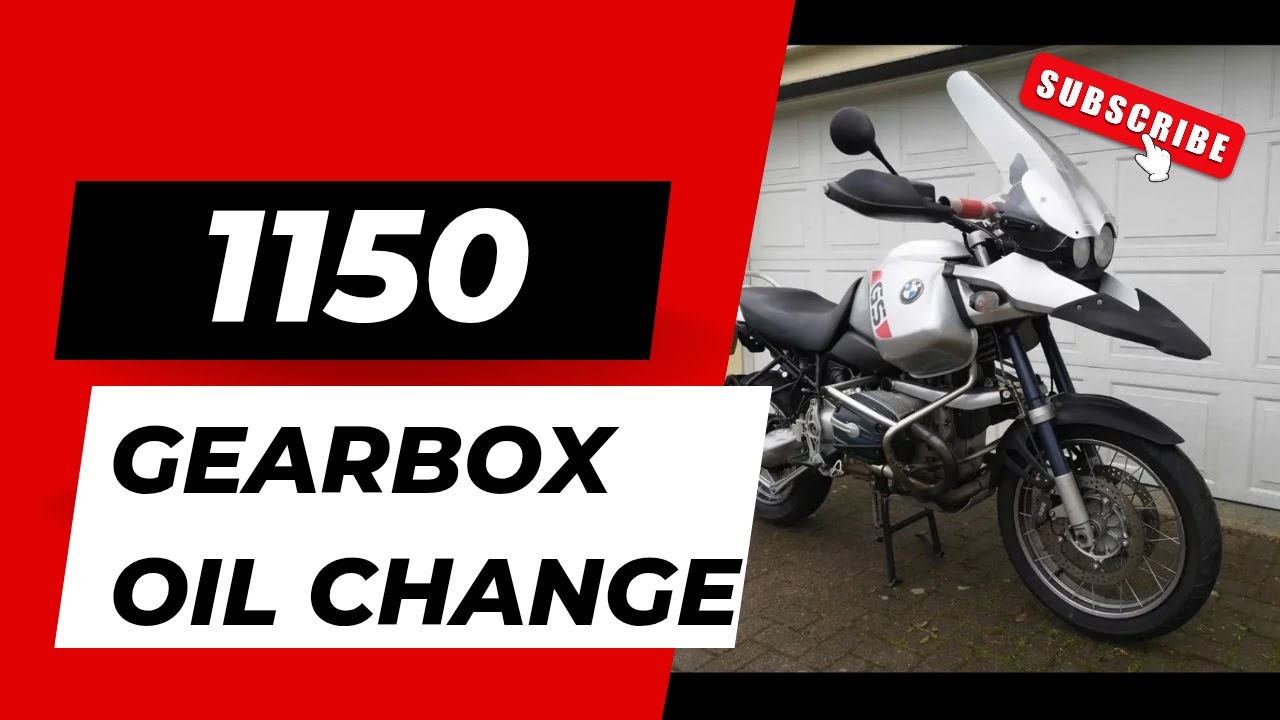 BMW 1150 GS gearbox oil change
