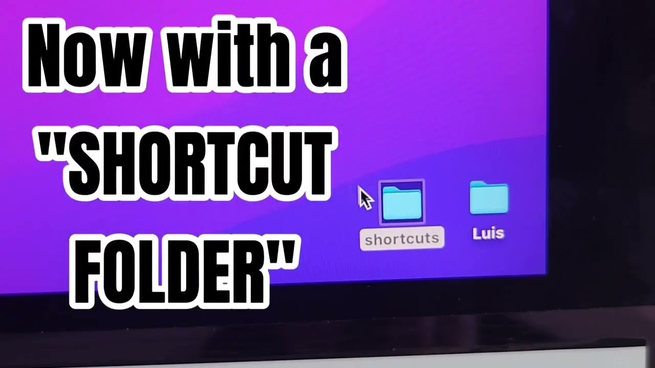 Short cut folder. Luis #2secondlean