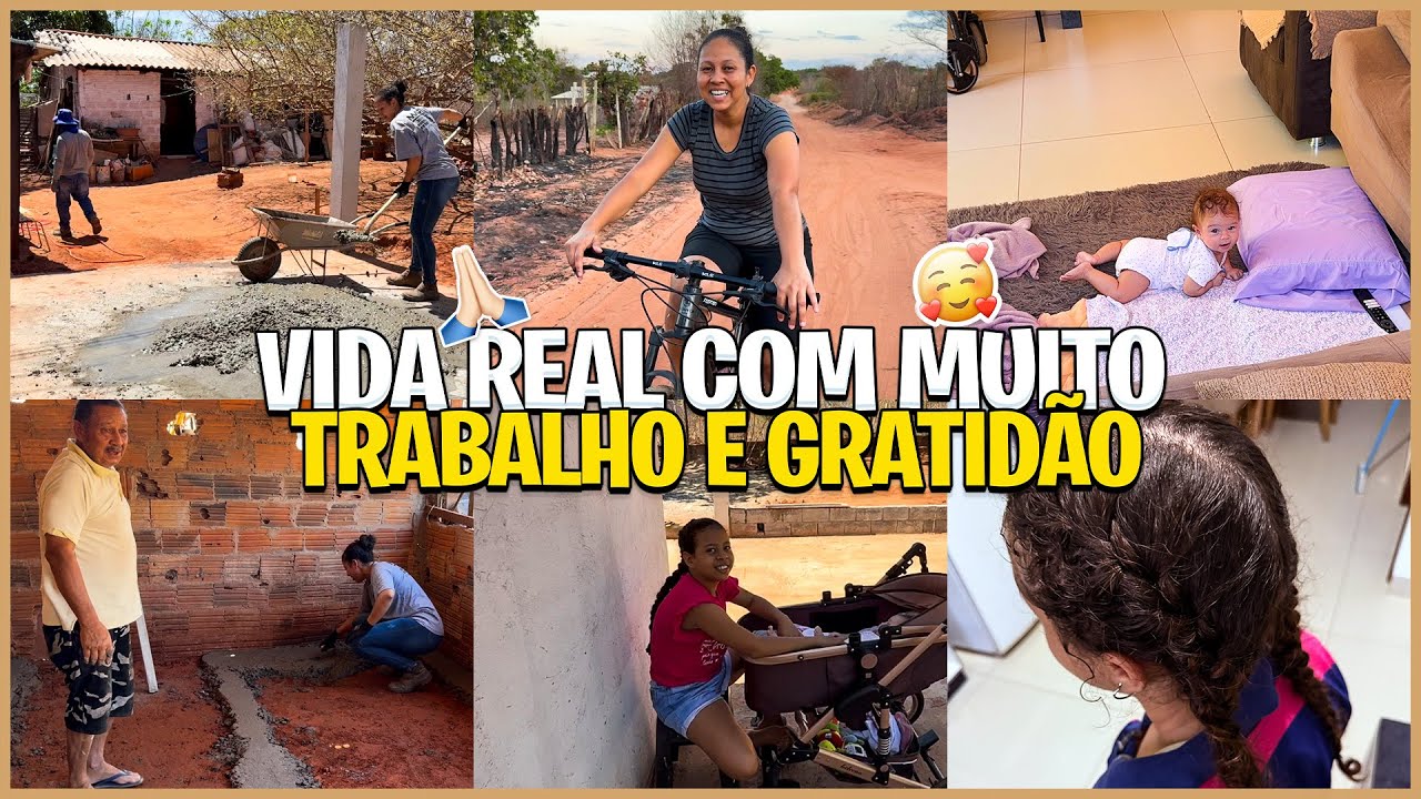 VLOG do NOSSO DIA‼️ME LIGARAM E SOPHIA NÃO ESTAVA BEM|PAI ME ENSINANDO A SER PEDREIRA🥹👏🏼