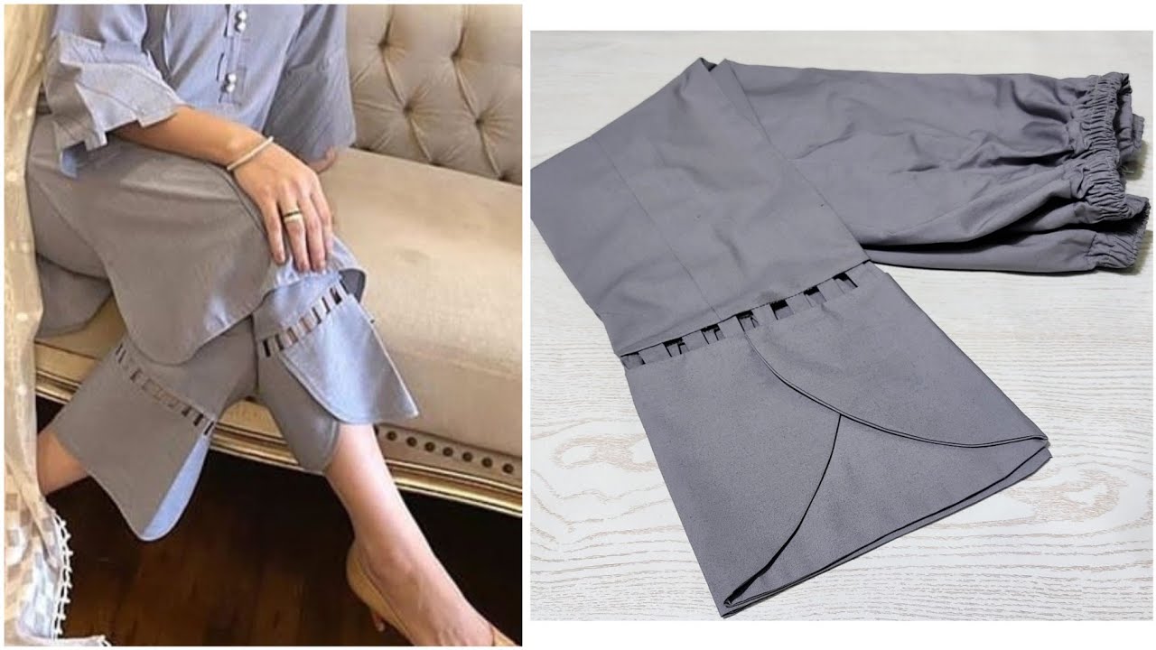 Latest #Trouser Design 2021 | Stylish #Capri design for girls