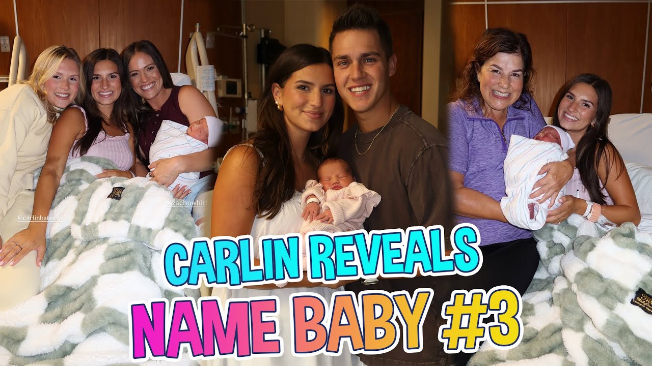 Bringing Up Bates Carlin Bates Reveals Name of Baby #3! Navy Kate Stewart! Emotional First Moments
