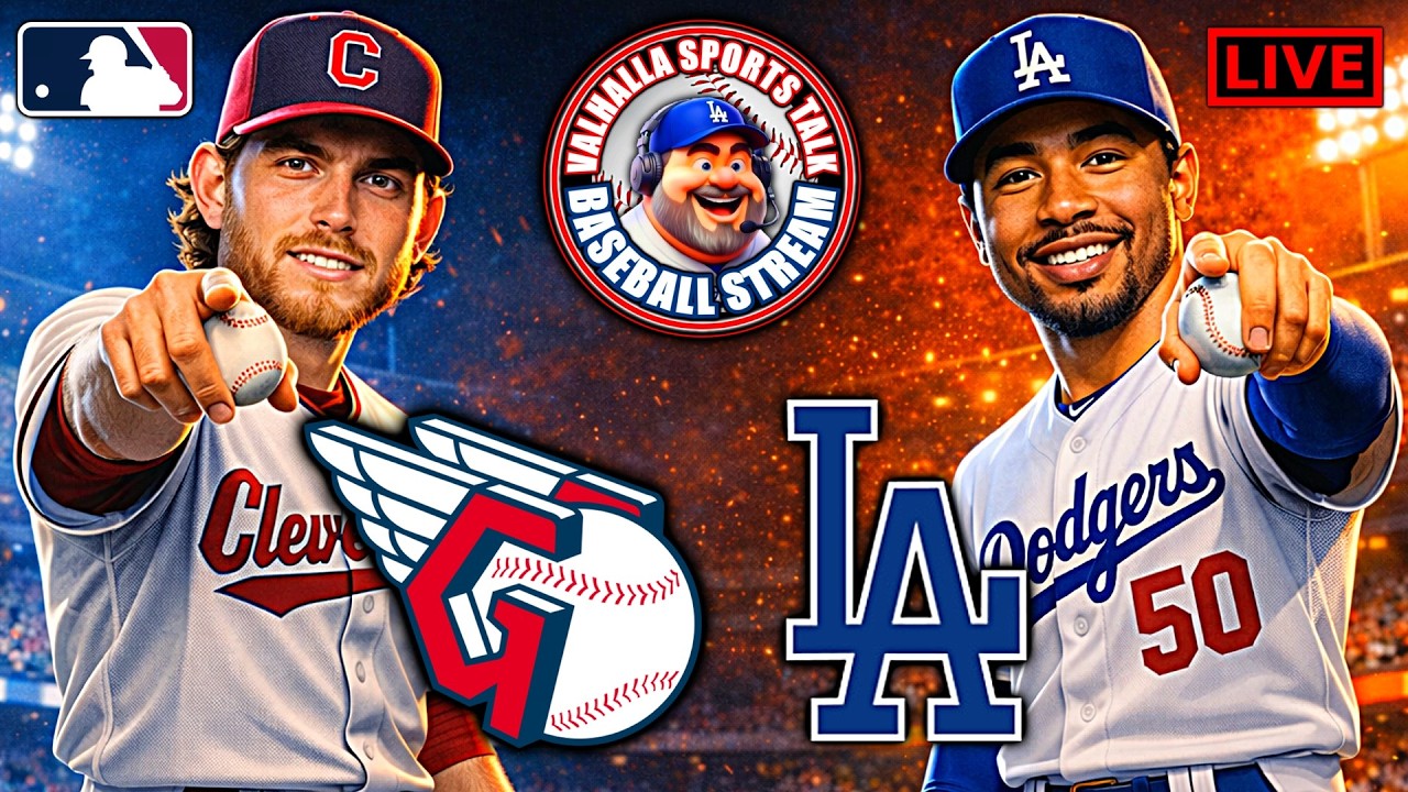 ⚾ Los Angeles Dodgers vs Cleveland Guardians LIVE 🔴 | MLB LIVE STREAM | Watch Party & Play-By-Play