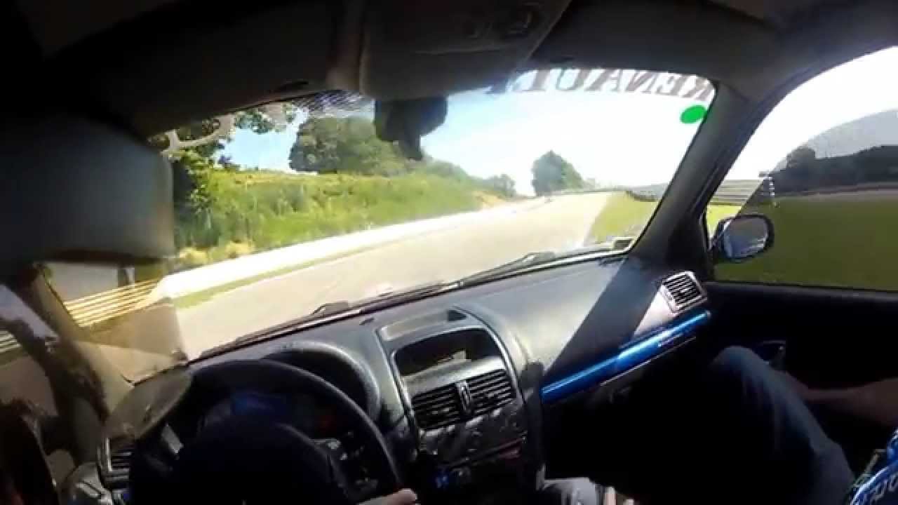 Clio V6 Onboard POV - GoPro - Circuit du Laquais - Drift - Juillet 2012