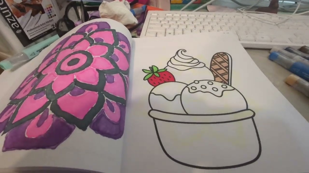 2/16/26 A Speedy Morning & Afternoon Painting, Coloring & Food 👩🏽‍🦳🐕🖌️🍗🫟🎨