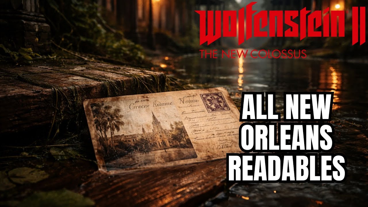 Wolfenstein II &ndash; All New Orleans Readables (The New Colossus)