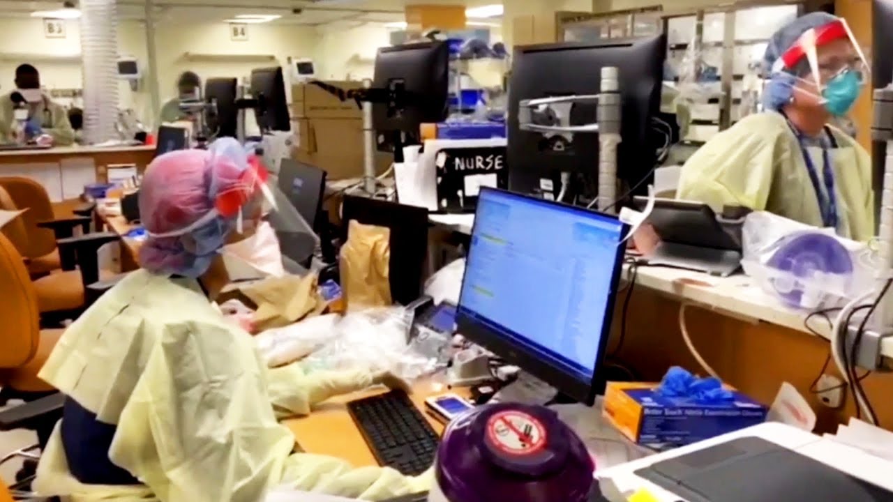 Inside Hospital Overwhelmed With Coronavirus Patients