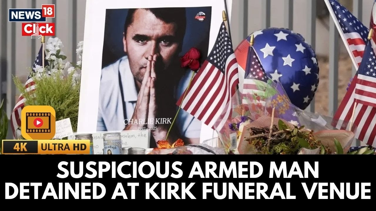 Armed Man Breaches Security At Charlie Kirk’s Funeral Venue | State Farm Stadium Incident | N18G