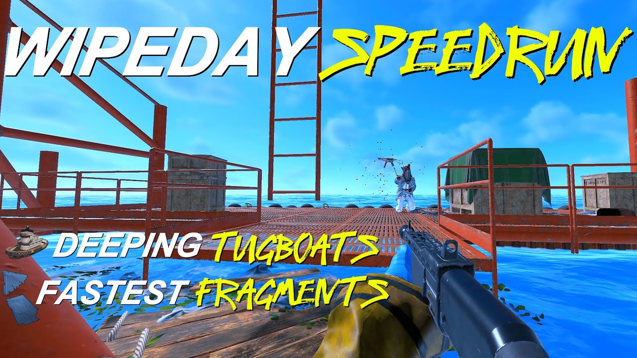 SPEEDRUNNING WIPEDAY As a 12,500 Hour SOLO! - Rust Movie