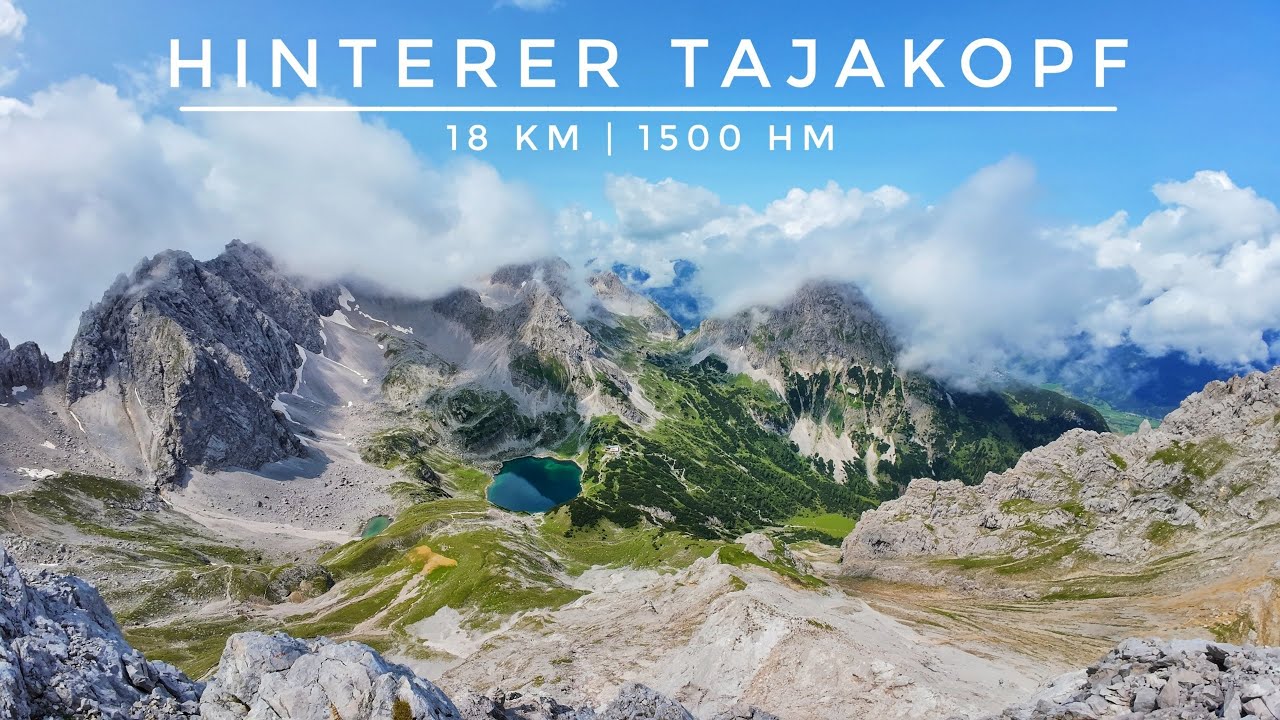 Hinterer Tajakopf (2409m) - spektakuläre Bergtour in Tirol über Ehrwald | Seebensee | Drachensee