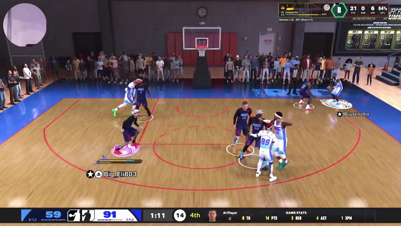2K26 running random rec 99 3ball 2way sniper build