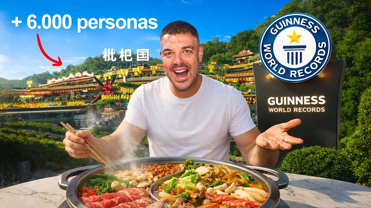 COMIENDO en el RESTAURANTE MAS GRANDE DEL MUNDO! 