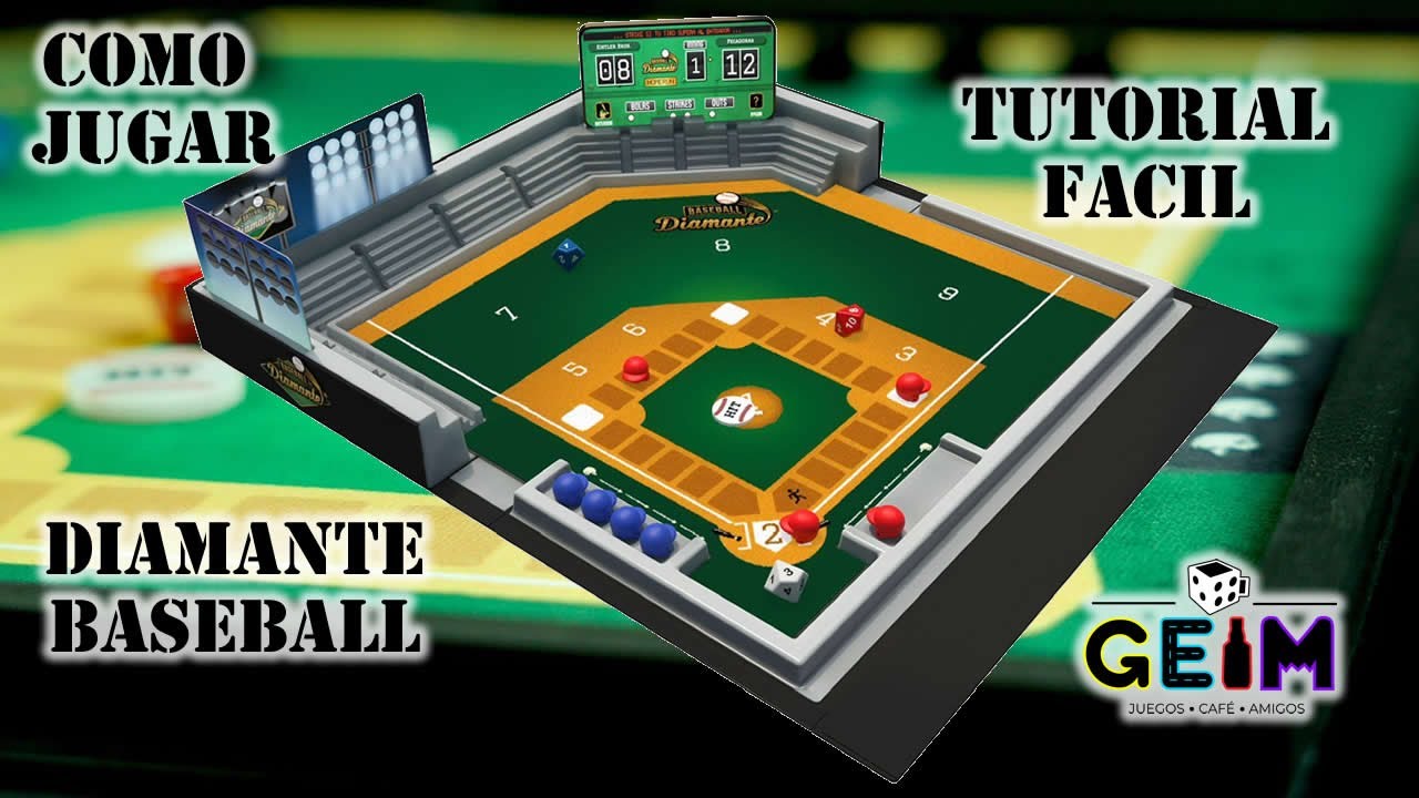 Diamante baseball juego de mesa - Como jugar diamante baseball -el mejor juego de baseball del mundo