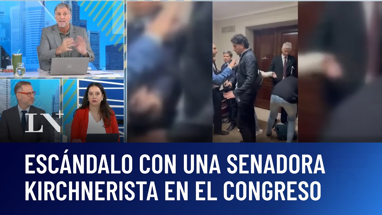 Esc&aacute;ndalo con una senadora kirchnerista; quiso ocupar por la fuerza un despacho del Congreso