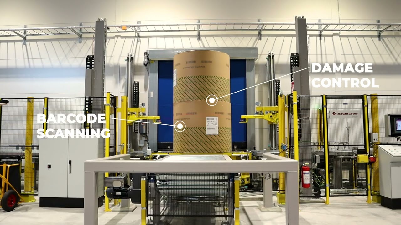 Automated Paper Warehouse at YILPORT G&auml;vle Part 1: Infeed Area