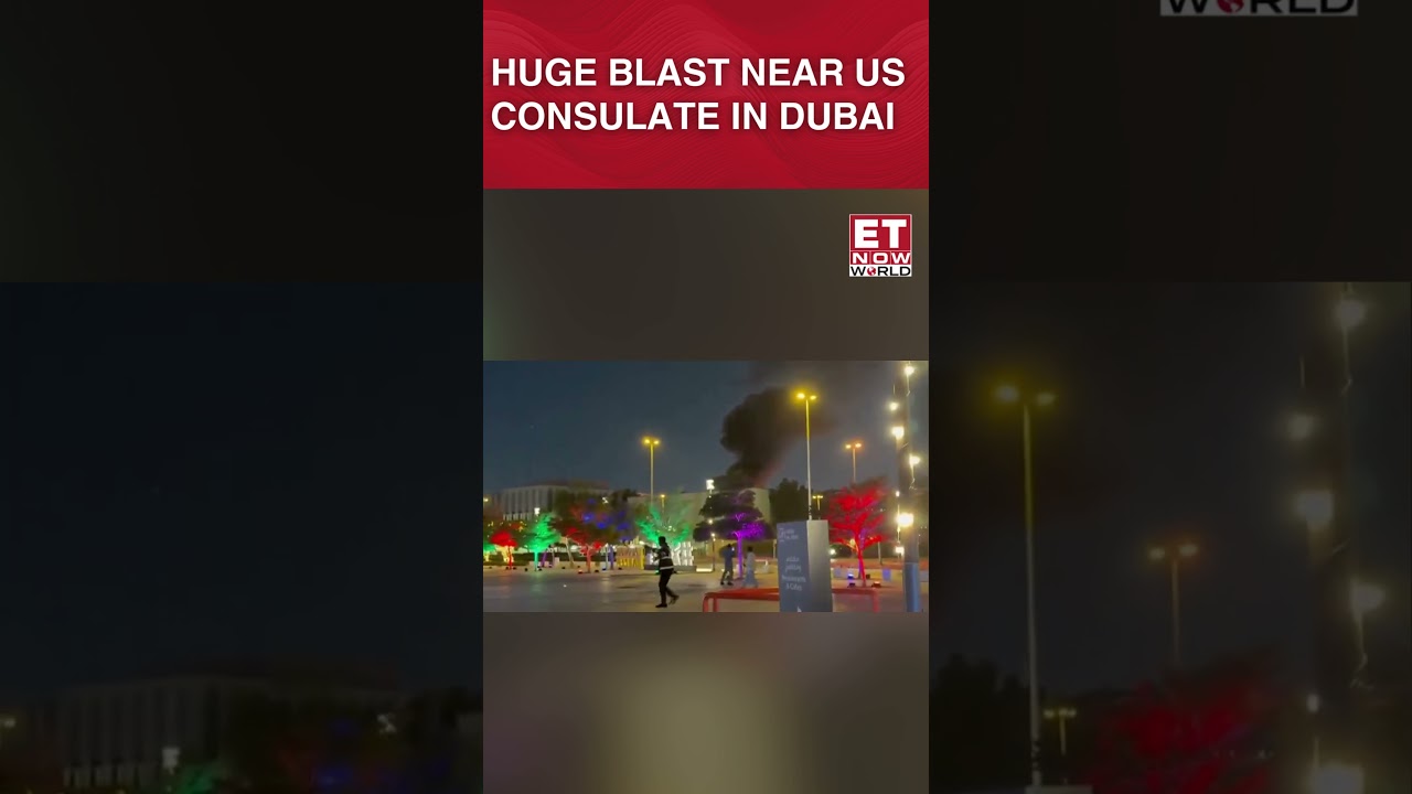 WATCH | Massive Explosion Reported Close to US Diplomatic Facility in Dubai #shorts #middleeastwar