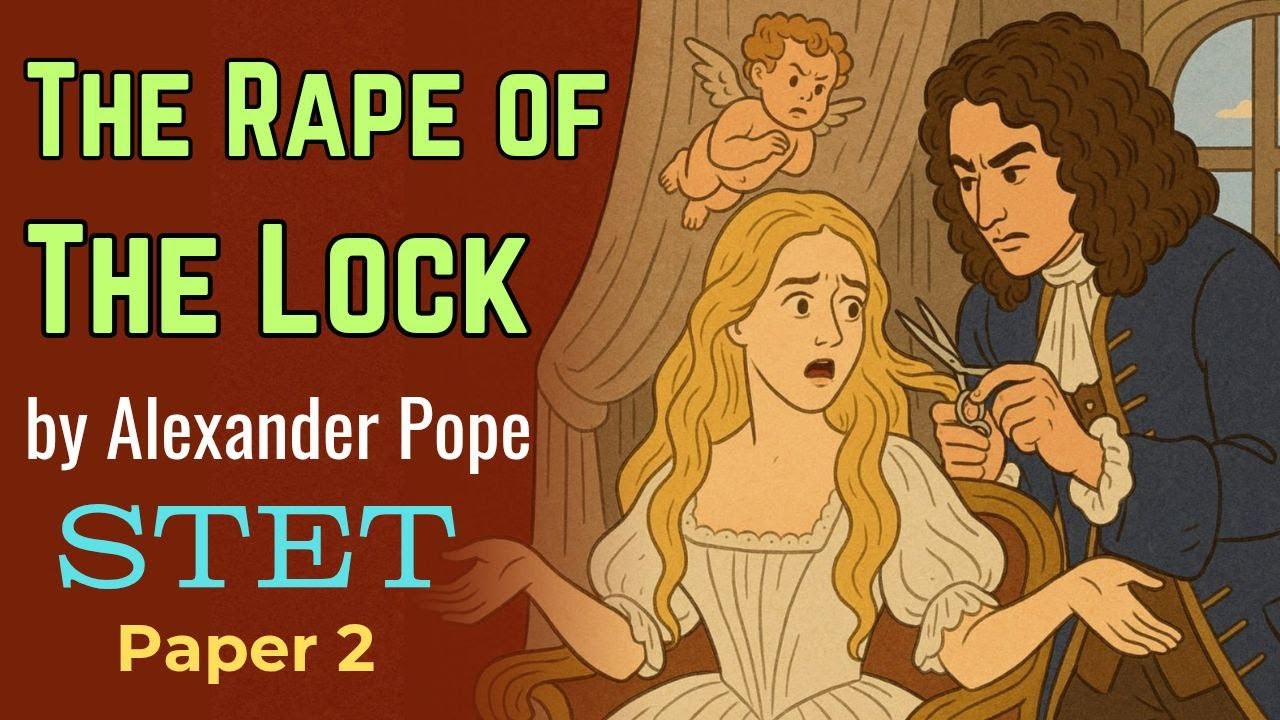 Bihar STET Phase 2 Exam | English Paper 2 Classes | The Rape of the Lock |  Alexander Pope