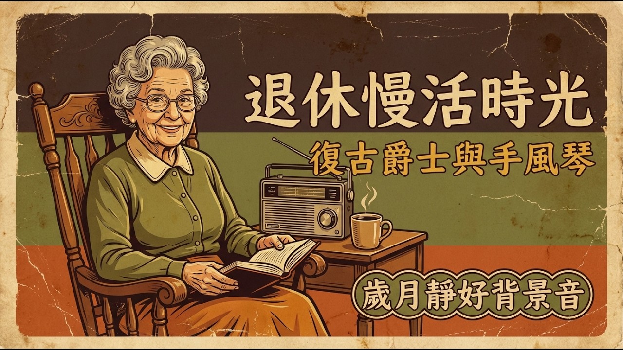 🍂 到了知天命的年紀，這首「充滿歲月感的老派手風琴」最能懂你｜走過大半輩子才聽得懂的法式浪漫｜退休放鬆・回憶沉澱・中老年專屬純音樂BGM