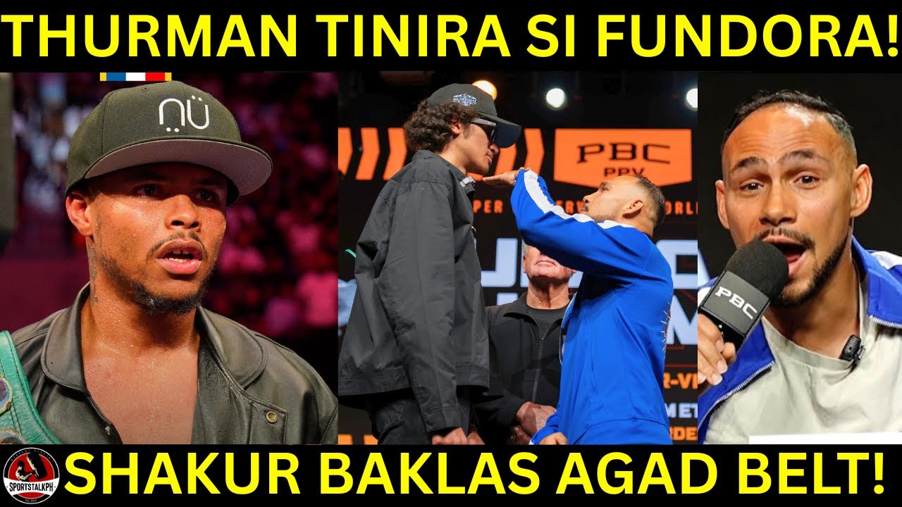 Shakur BAKLAS agad ang WBC Belt! Pinag INITAN | Thurman Fundora nag HARAP! MAINIT BANAT
