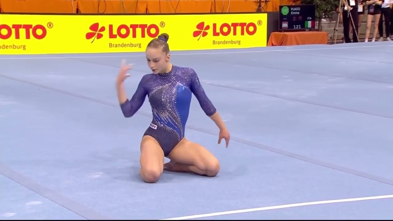 Emma PUATO (ITA) [FX 12.933🥉] 2026 Cottbus World Cup_WAG Floor Final