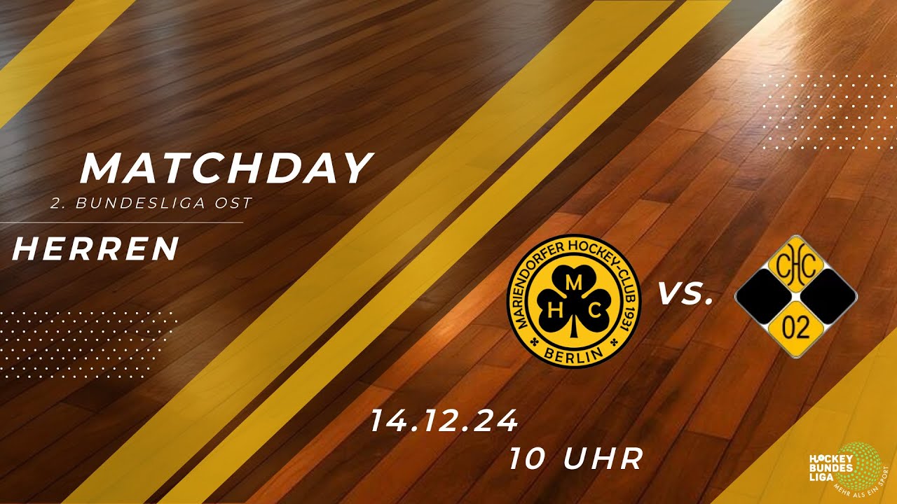 MHC - CHC Herren, Hallenhockey, 2. Bundesliga OST