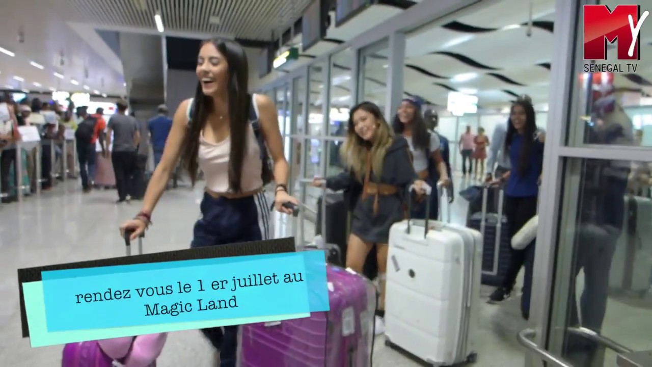 Arrivé du groupe Now united à l'Aéroport International Blaise Diagne ...