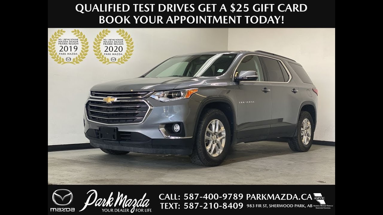 2019 Chevrolet Traverse LT AWD Review   - Park Mazda