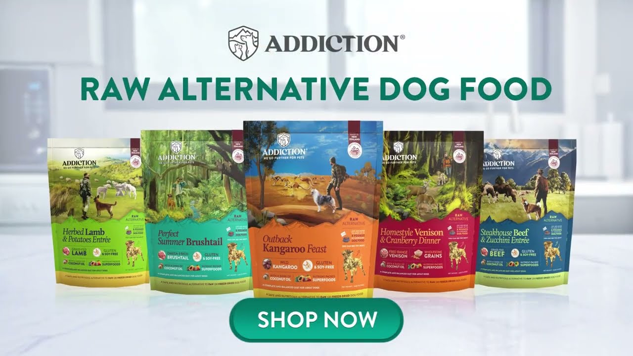 Raw Alternative Dog Food - Air-Dried Dog Food - Addiction Pet Foods