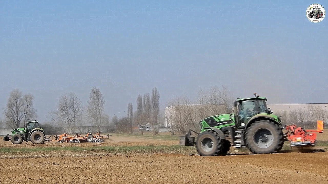 2 New Deutz 8280 TTV | Ma/Ag CultiRapid Evo & Maschio Aquila | Lissignoli | Soil preparation 2022