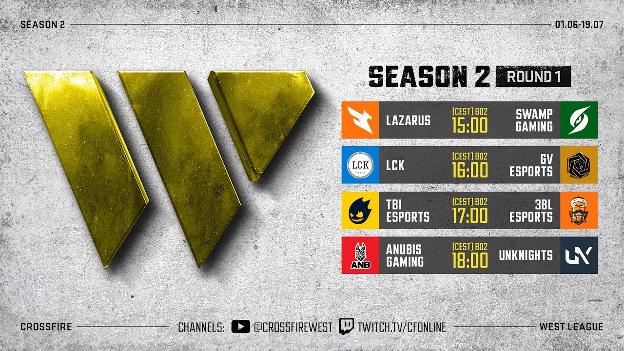 CrossFire West League 2024 - Season 2 - Round 1