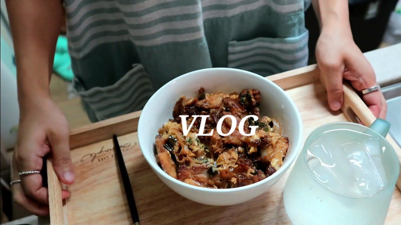 VLOG #12 | 다이소장보기 | 냉동보관 보쌈으로 덮밥 만들기