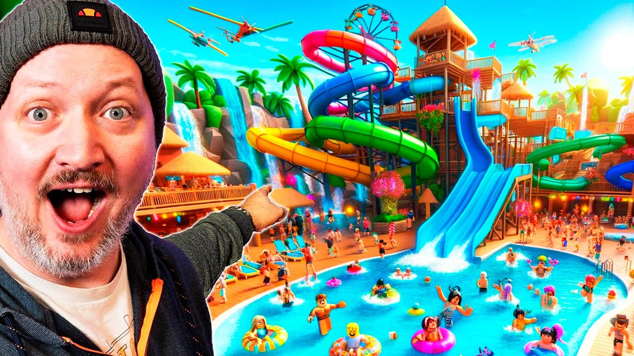 Jeg Byggede Det STØRSTE Vandland i Roblox!