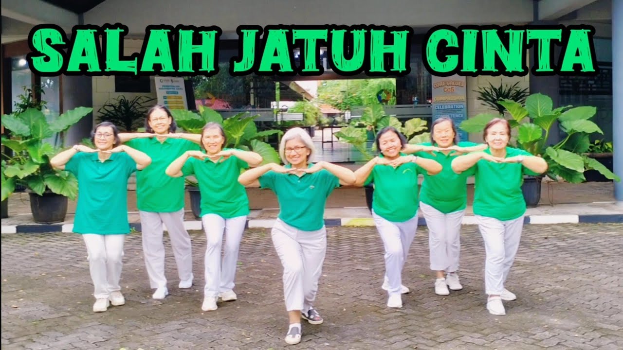 SALAH JATUH CINTA - LINE DANCE Chor : Roosamekto Mamek ( INA ) Demo by : LD Bimo