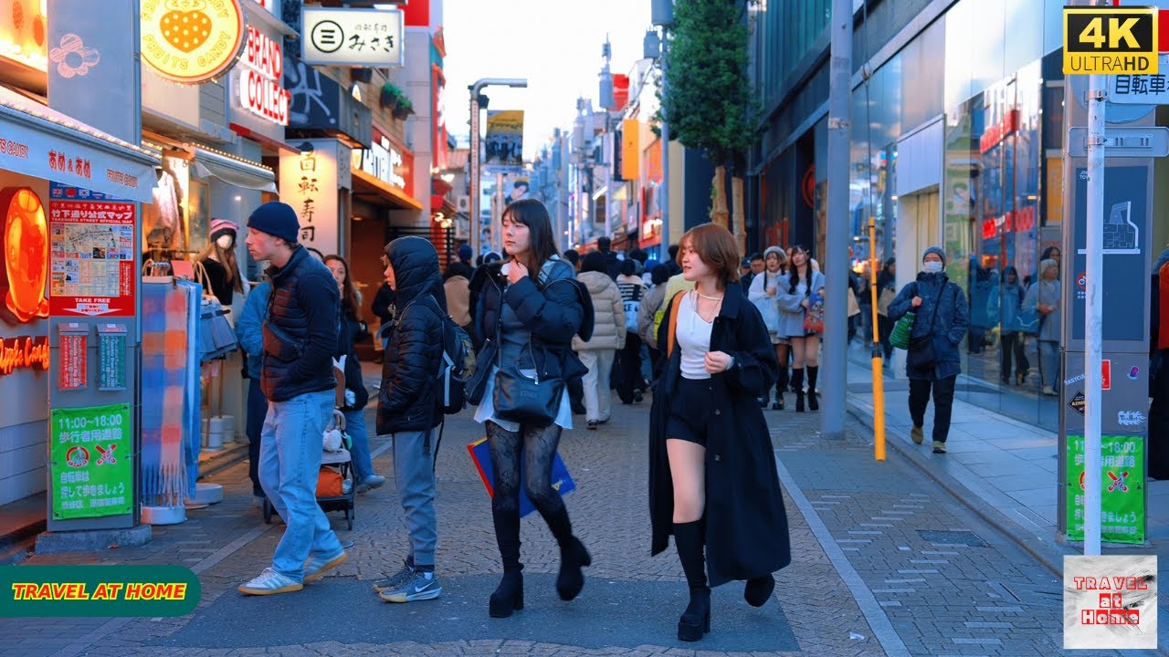 4K HDR Japan travel 2026 | Walk in Harajuku（原宿）Tokyo Japan | Relaxing Natural City ambience