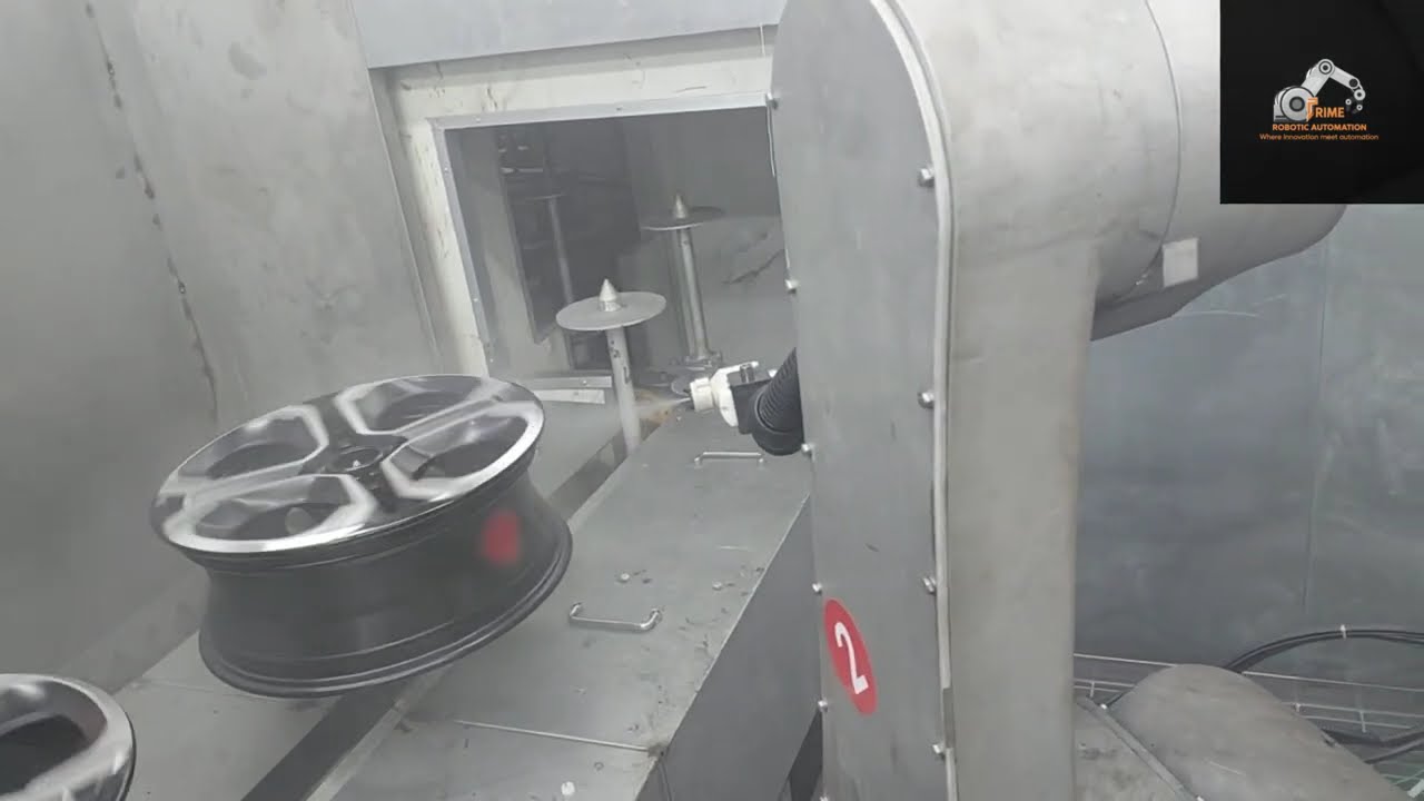 Fanuc line tracking painting Robot