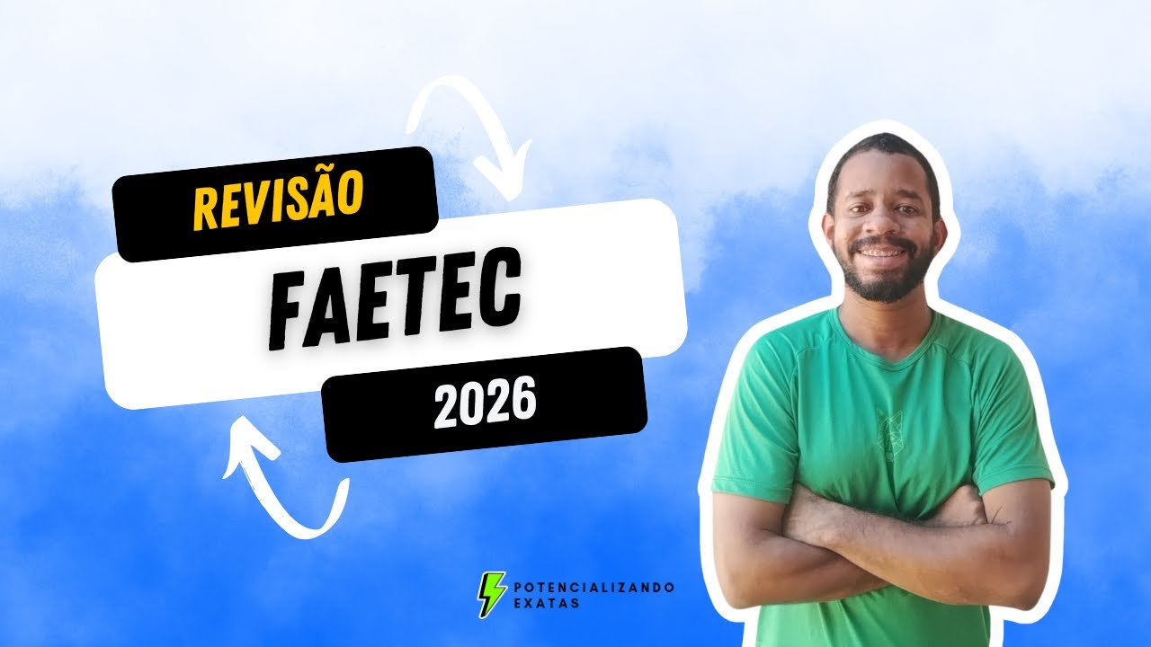 FAETEC 2026: 10 Questões ESSENCIAIS de provas anteriores comentadas!