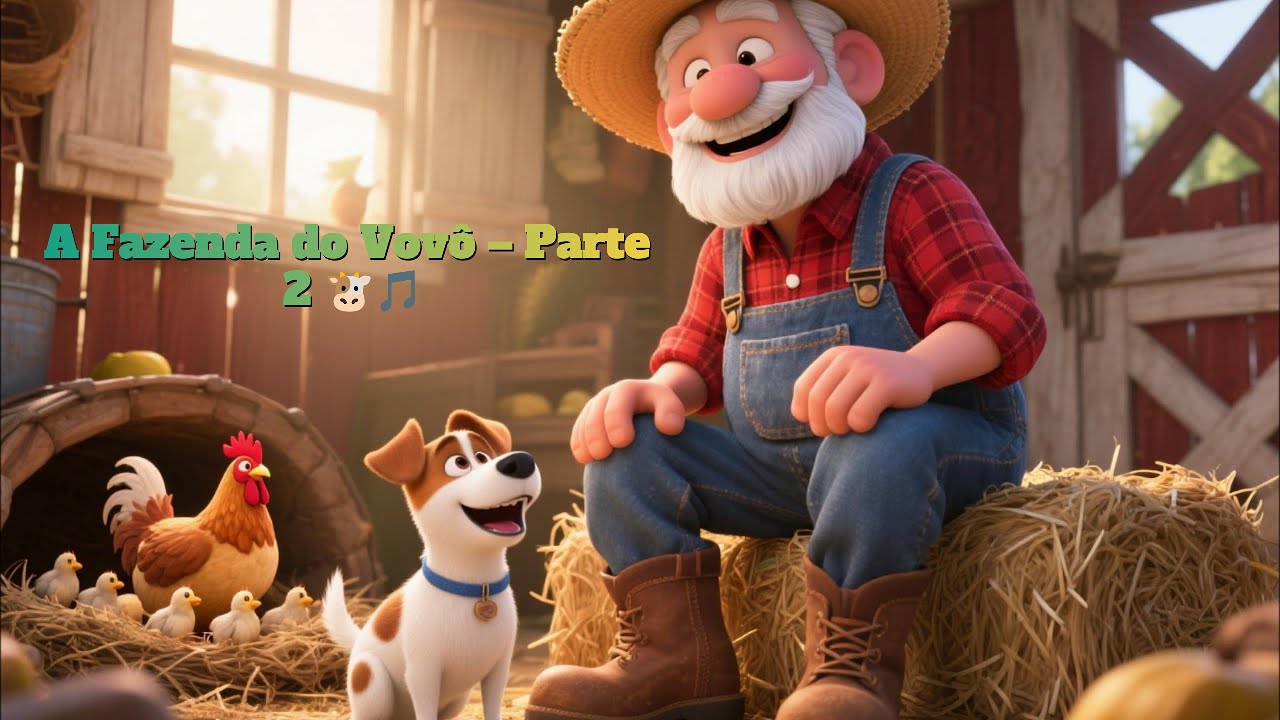A Fazenda do Vovô–Parte 2 🎵 | Música Infantil Educativa de 2025 #musicasinfantis #fazendinha #kids