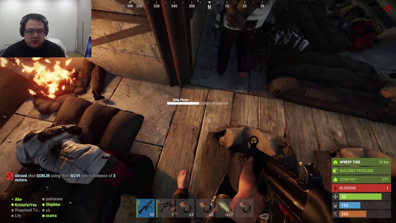 Don Scarra kills Shroud | Rust OTV & Friends