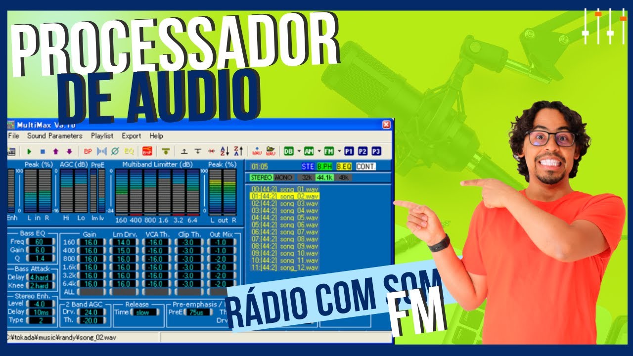 COMO TER UM ÁUDIO MELHOR NA SUA RÁDIO - PROCESSADOR DE ÁUDIO VIRTUAL MULTIMAX