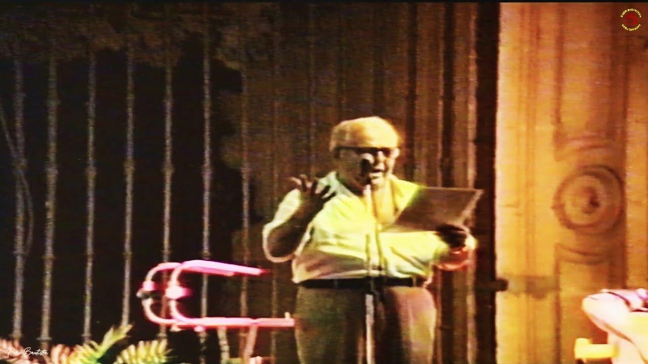 1991 JOSÉ DE LA VIUDA - Recitado de poesía (Velada de las nieves)